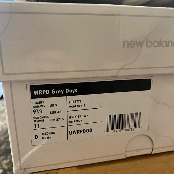 NWT! New Balance WRPD Runner Greys - Picture 8 of 8